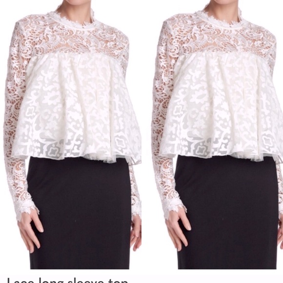 Lace long sleeve top - Picture 1 of 1